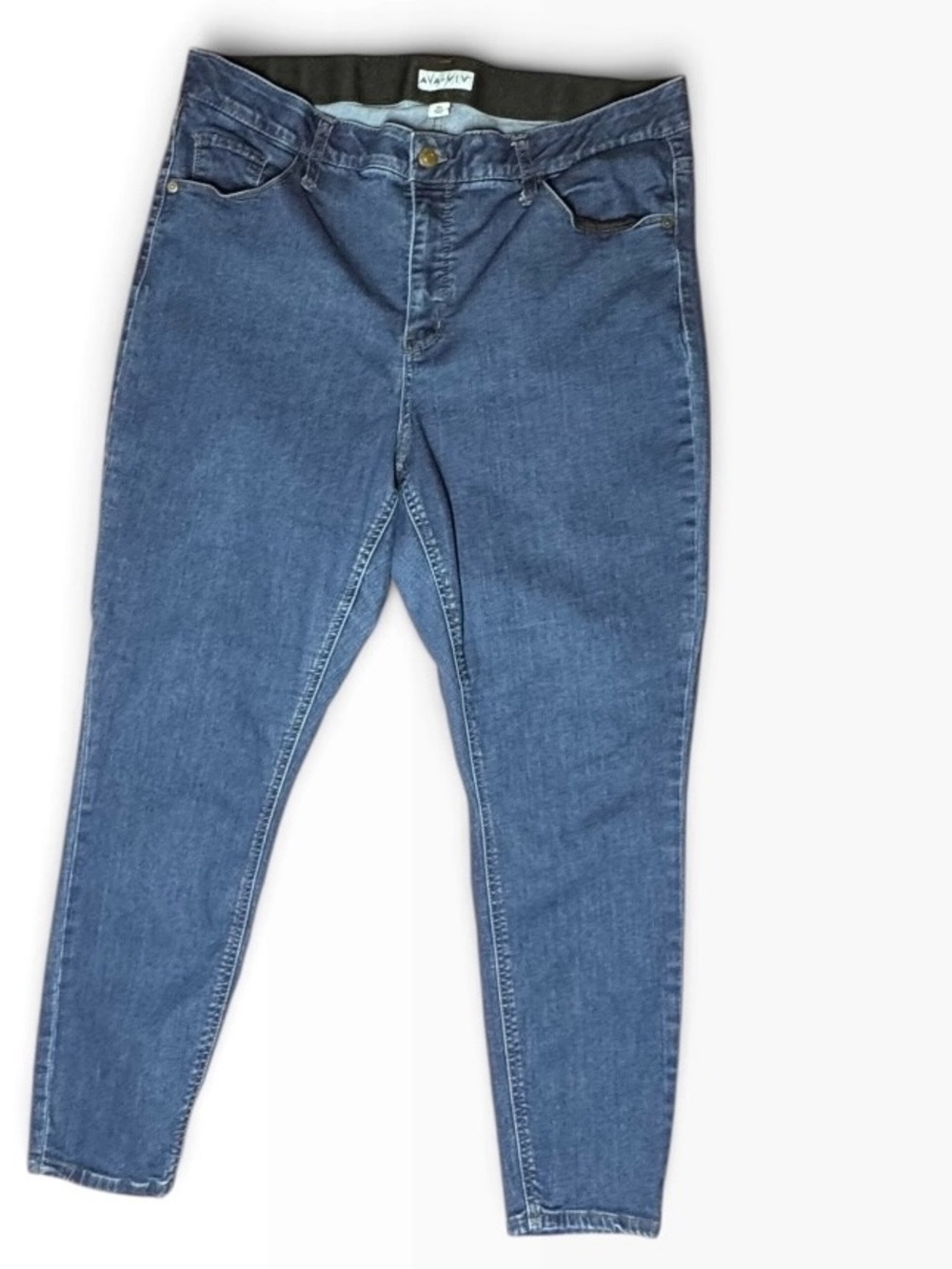 Ava & Viv Blue Skinny Jeans - Classic Midwash